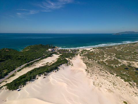 Joaquina Dunes in Florianopolis in the state of Santa Catarina in southern Brazil