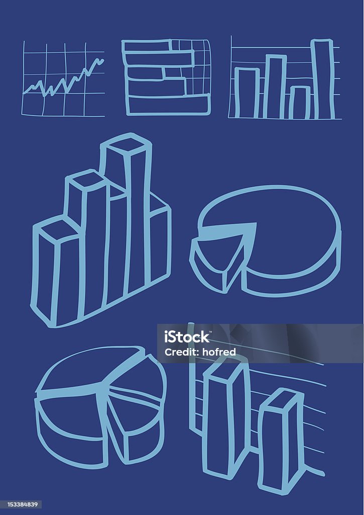 Icône de graphiques d'affaires - clipart vectoriel de Affaires libre de droits