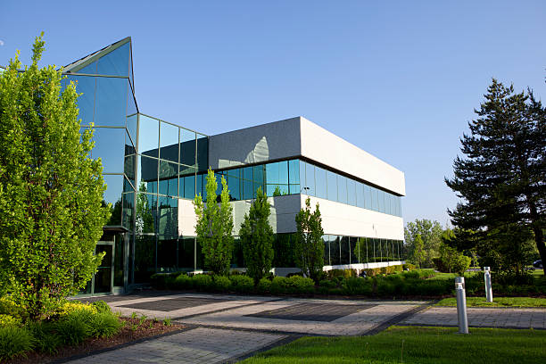 Commercial Building Commercial Building office park stock pictures, royalty-free photos & images