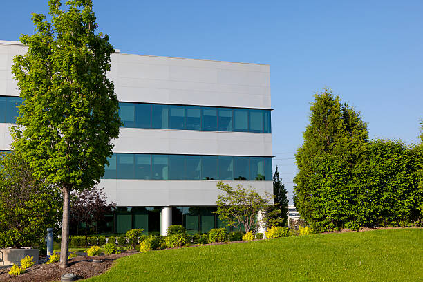 Industrial Building Industrial Building office park stock pictures, royalty-free photos & images