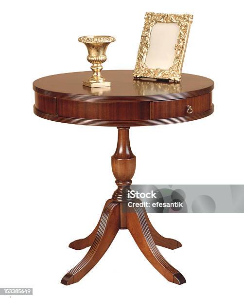 Table Stock Photo - Download Image Now - Antique, Brown, Coffee Table