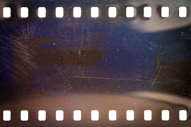 istock Dusty and grungy 35mm film texture or surface 1533867453
