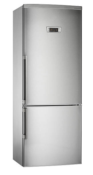 Refrigerator (isolated with clipping path over white background) Refrigerator (isolated with clipping path over white background) meat locker photos stock pictures, royalty-free photos & images
