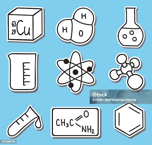 일러스트레이션 화학 아이콘스티커 0명에 대한 스톡 벡터 아트 및 기타 이미지 - 0명, DNA, 가지-식물 부위