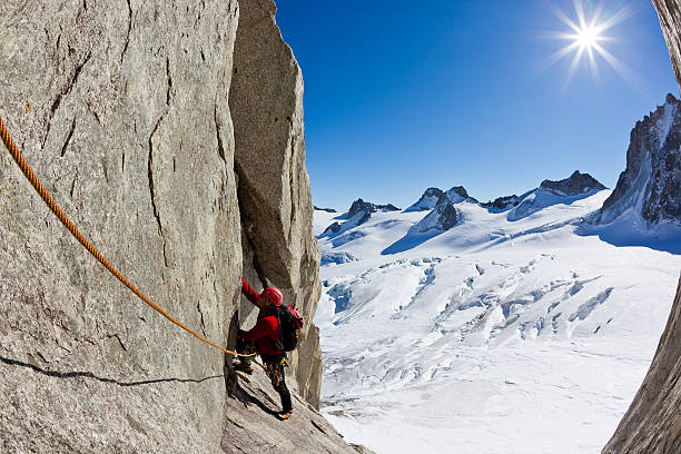 istock Climbing in Mont Blanc, Alps. 153390583