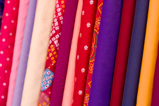 istock indian colorful fabric background,material for clothes 1533915772