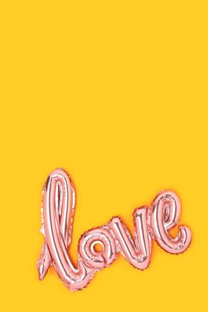 istock Word Love. Pink foil inflatable balloon. 1533920315