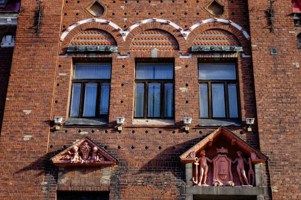 istock Old buildings in Vyborg, Russia 1533922642