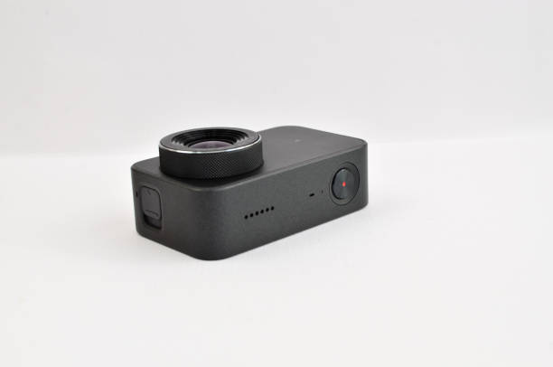 istock Immortalize your most extreme moments with this black 4K action camera on the table, prepared to record every detail. 1533952592