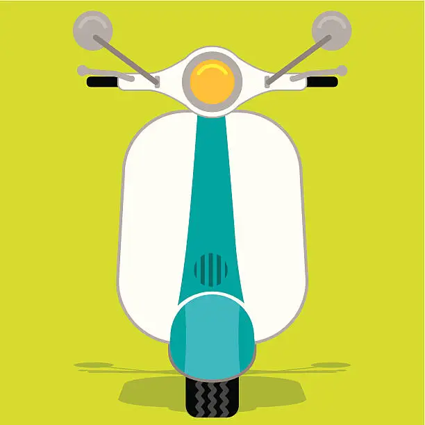 Vector illustration of lambretta (vector)