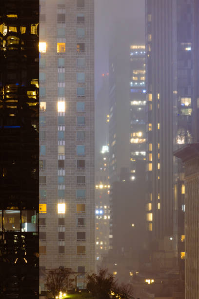 istock Manhattan skyscrapers at night 1534004419