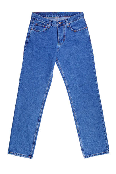 istock Men's blue jeans on a white background 1534042530