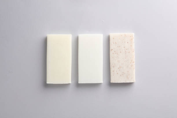 istock Bars of soap on a gray background 1534053624