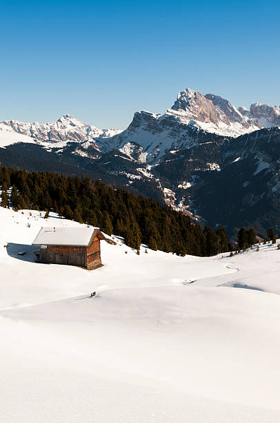 istock Seiser Alm and the Dolomites, italian Alps in winter 153419911