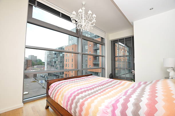istock Gorgeous light contemporary bedroom 153420440