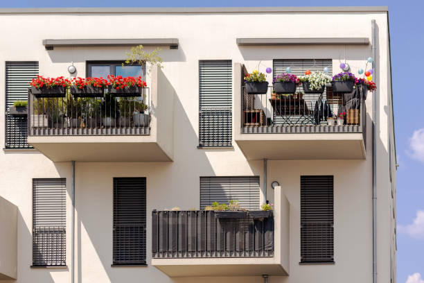 istock Balcony Facade of Modern Apartment Building 1534208418