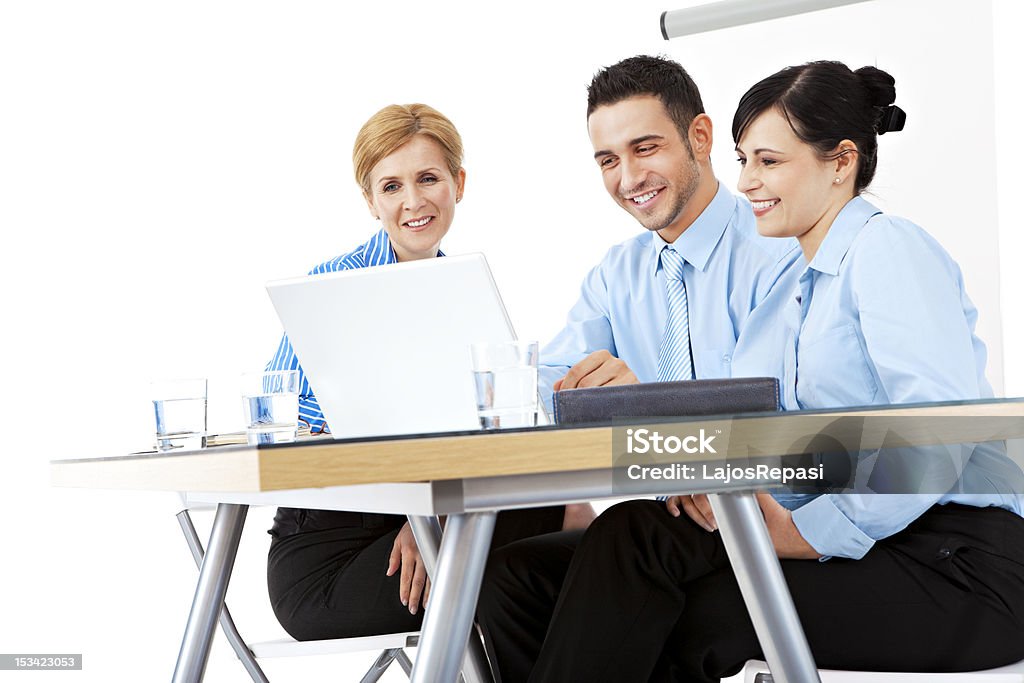 Teamwork in the office Contemporary business people working in team in the office 30-39 Years Stock Photo