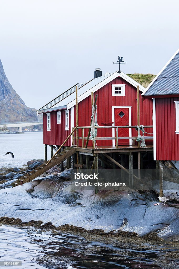 Noruega fisherman's house - Royalty-free Casa Foto de stock