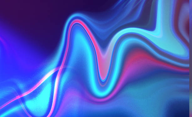 istock abstract background with a colored dynamic waves blurry background. Illustration suitable for wave design 1534262711