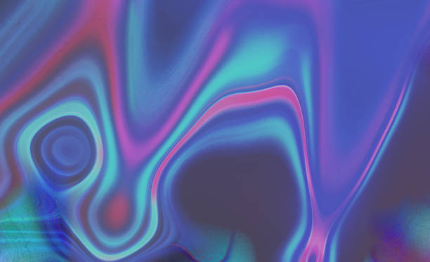 istock abstract background with a colored dynamic waves blurry background. Illustration suitable for wave design 1534264853