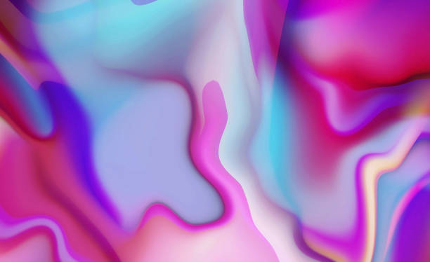 istock abstract background with a colored dynamic waves blurry background. Illustration suitable for wave design 1534269577