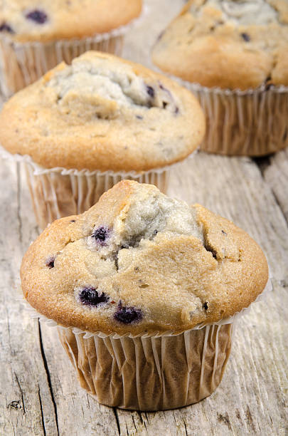 istock home made blueberry muffins on a timber board 153428531