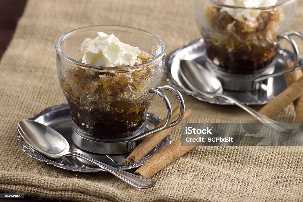 Coffee "granita"- Coffee granita Coffee granita - Coffee granita Sorbet Stock Photo