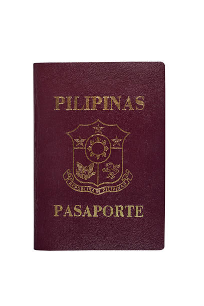 Philippines Passport stock photo