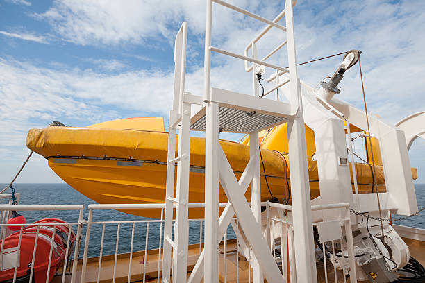 istock Lifeboat at a ferry 153435978