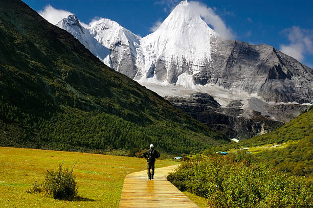 Vue magnifique de La Chine :  Shangri-La - Photo