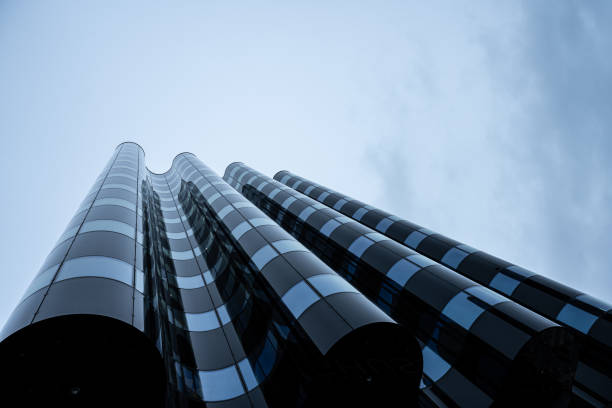 istock Wave formed glass facade of an office building.. 1534409635