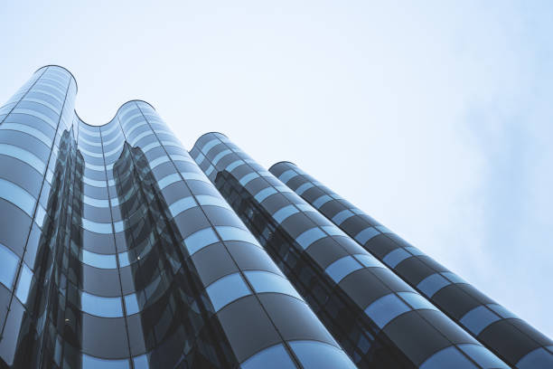 istock Wave formed glass facade of an office building.. 1534410171