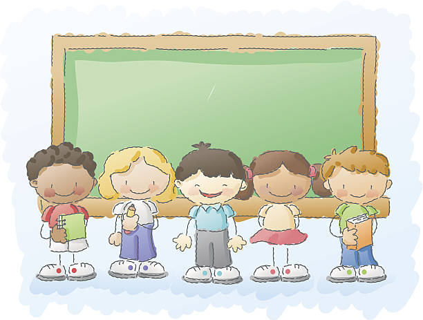 illustrations, cliparts, dessins animés et icônes de scribbles: enfants dans la salle de classe - childs drawing child preschool crayon