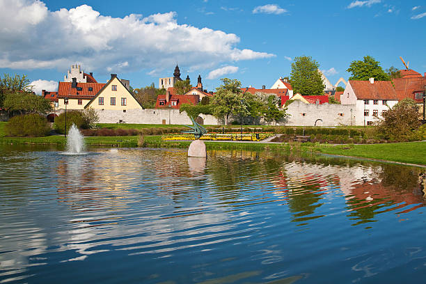 istock Visby city at Gotland, Sweden 153443918
