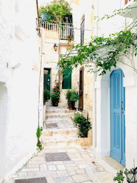 istock Blue door in Polignano a mare, Apulia 1534460891