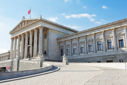 The building of Parliament, Vienna - Austria