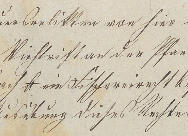 XXL Antique German Handwriting