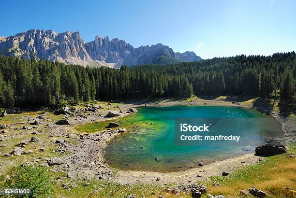 Lago Karrersee - Fotografie stock e altre immagini di Alpi - Alpi, Alto Adige, Ambientazione esterna