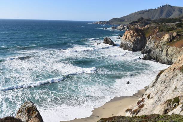 istock a view of the beach with the cliffs and ocean as a backdrop 1534544196