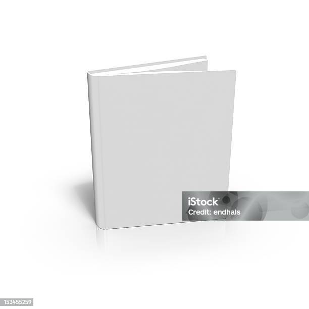 El Libro Blanco Aislado Sobre Fondo Blanco Foto de stock y más banco de imágenes de Aprender - Aprender, Blanco - Color, Cuadrado - Composición