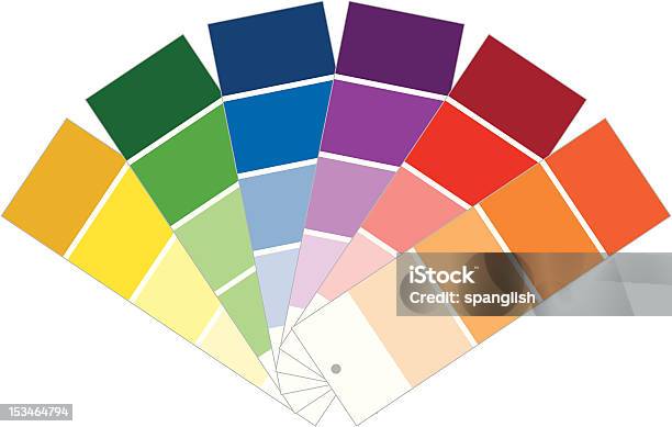 Farba Próbki - Stockowe grafiki wektorowe i więcej obrazów Próbnik kolorów - Próbnik kolorów, Bez ludzi, Białe tło