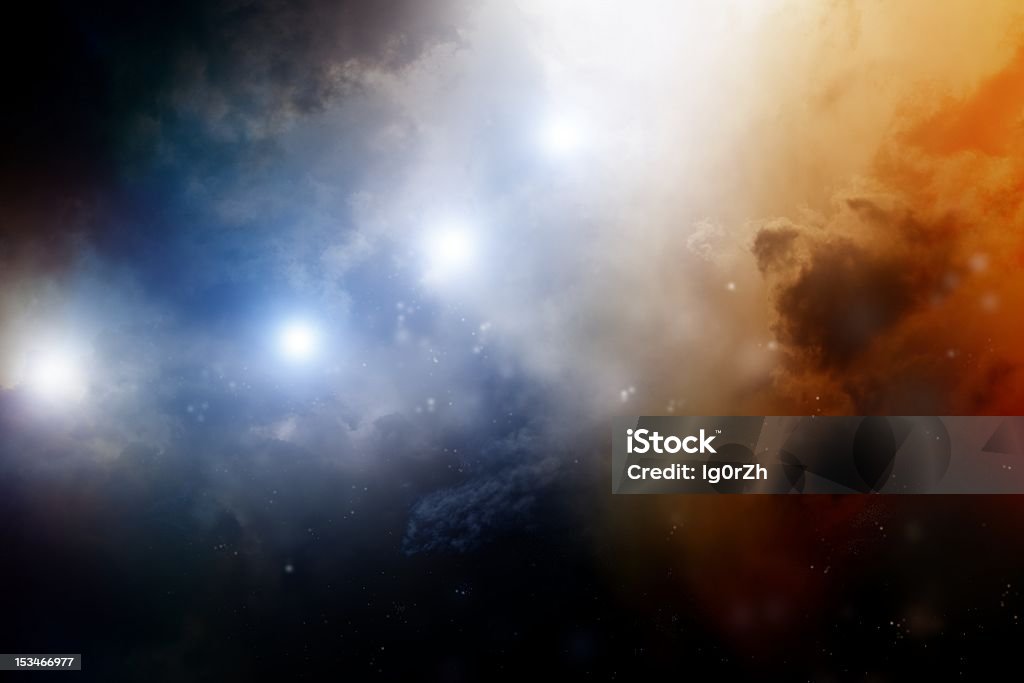 Dark sky Abstract fantastic background - dark sky looks like nebula in galaxy. Astrology Stock Photo