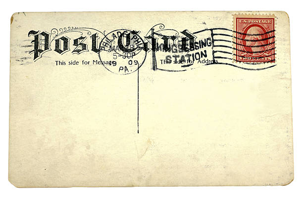 istock Postcard Antique with Philadelphia Postmark 153467634