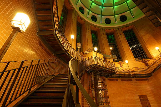 istock Upstairs in the old Elbtunnel 153471627