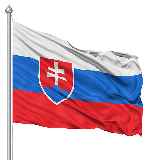 istock Waving flag of Slovakia 153472461
