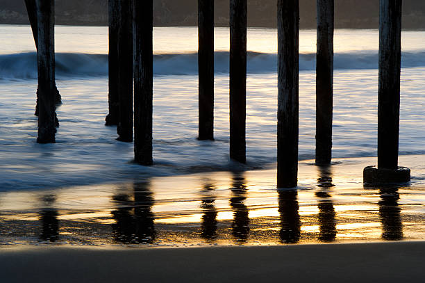istock San Simeon Pier at sunset, California 153473336
