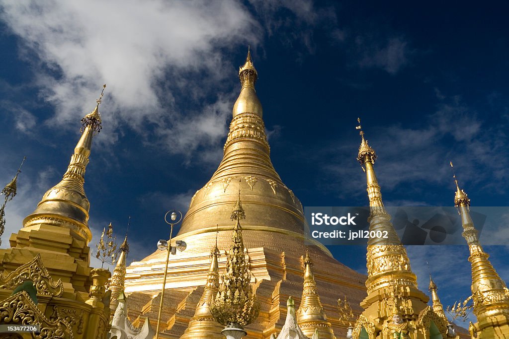 Shwedagon paya - Zbiór zdjęć royalty-free (Azja)