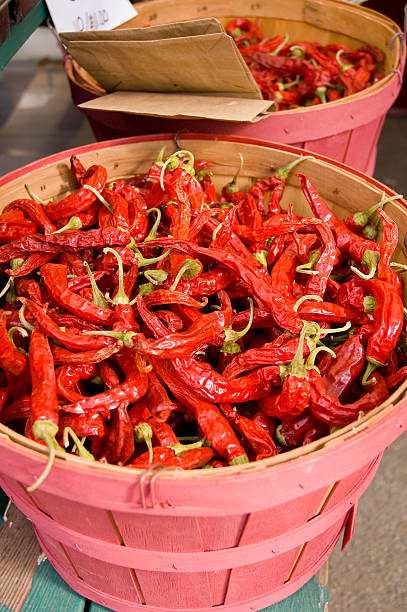istock Basket of Chili Peppers 153477606