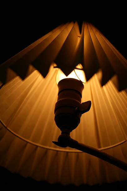 Gloomy Lamp stock photo