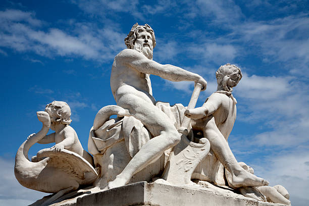 istock Paris - Neptune statue from Tuileries garden 153478380